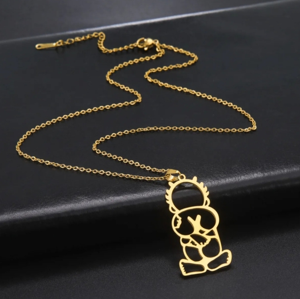 Gold Handala Necklace